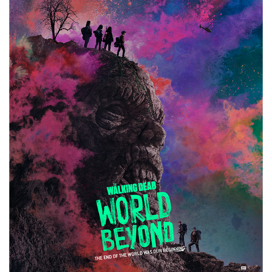 The Walking Dead: World Beyond Season 1 Art Sherpa Blanket