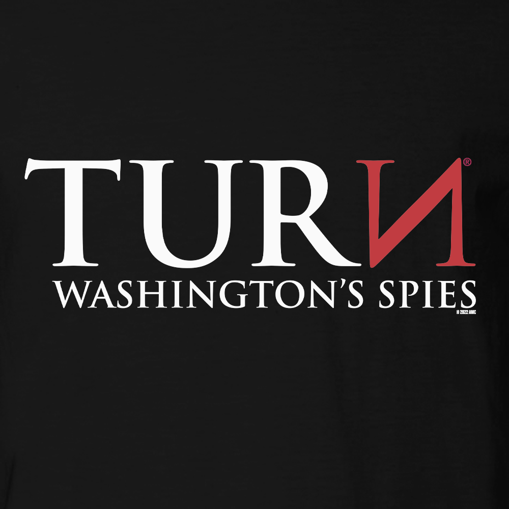 Turn: Washington's Spies Logo Adult Short Sleeve T-Shirt
