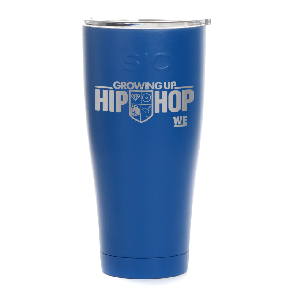 Growing Up Hip Hop Logo Laser Engraved SIC Tumbler
