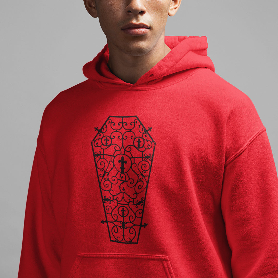 Crimson Coffin Hooded Sweatshirt