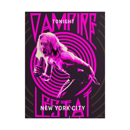 The Vampire Lestat New York Tour Stop Poster