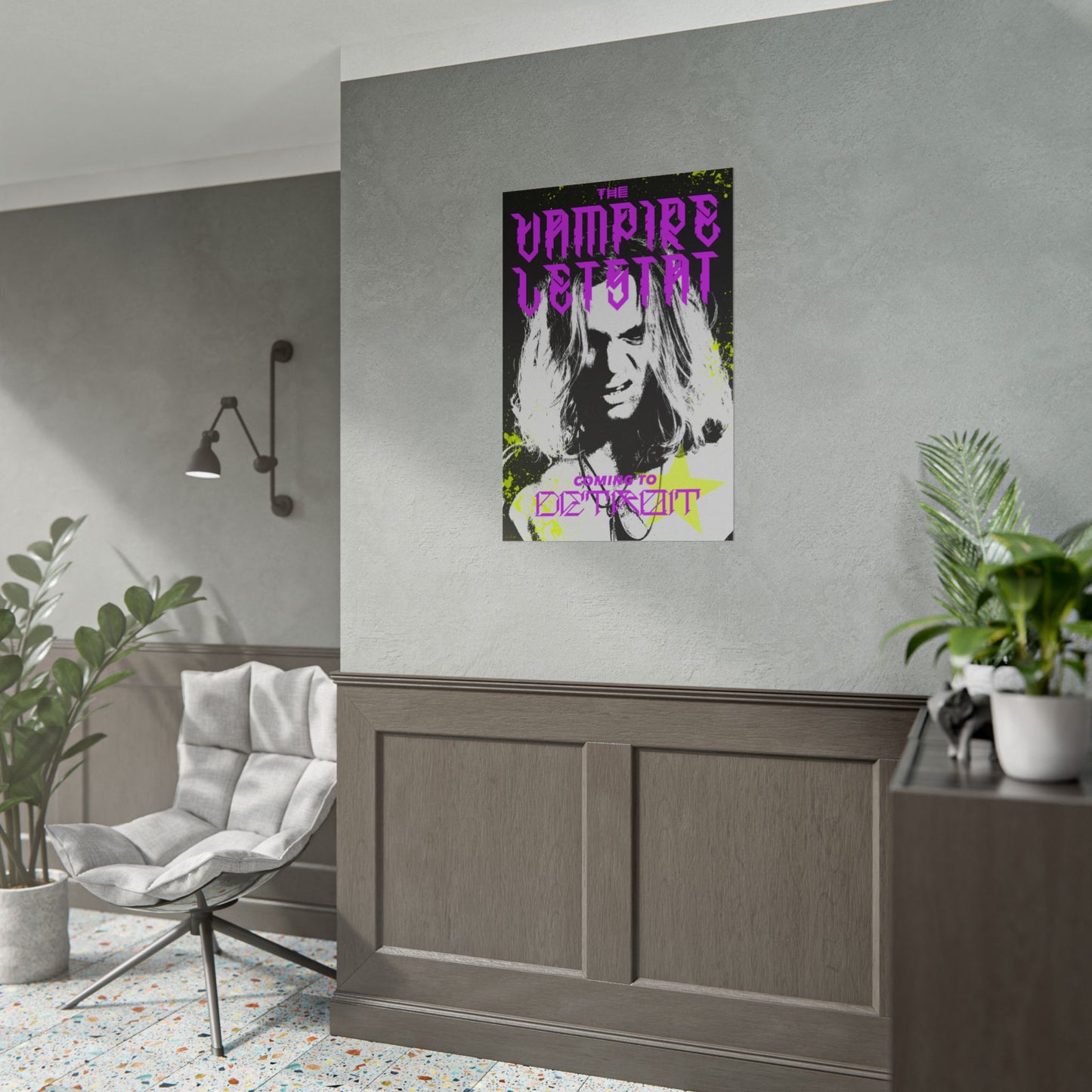 The Vampire Lestat Detroit Tour Stop Poster