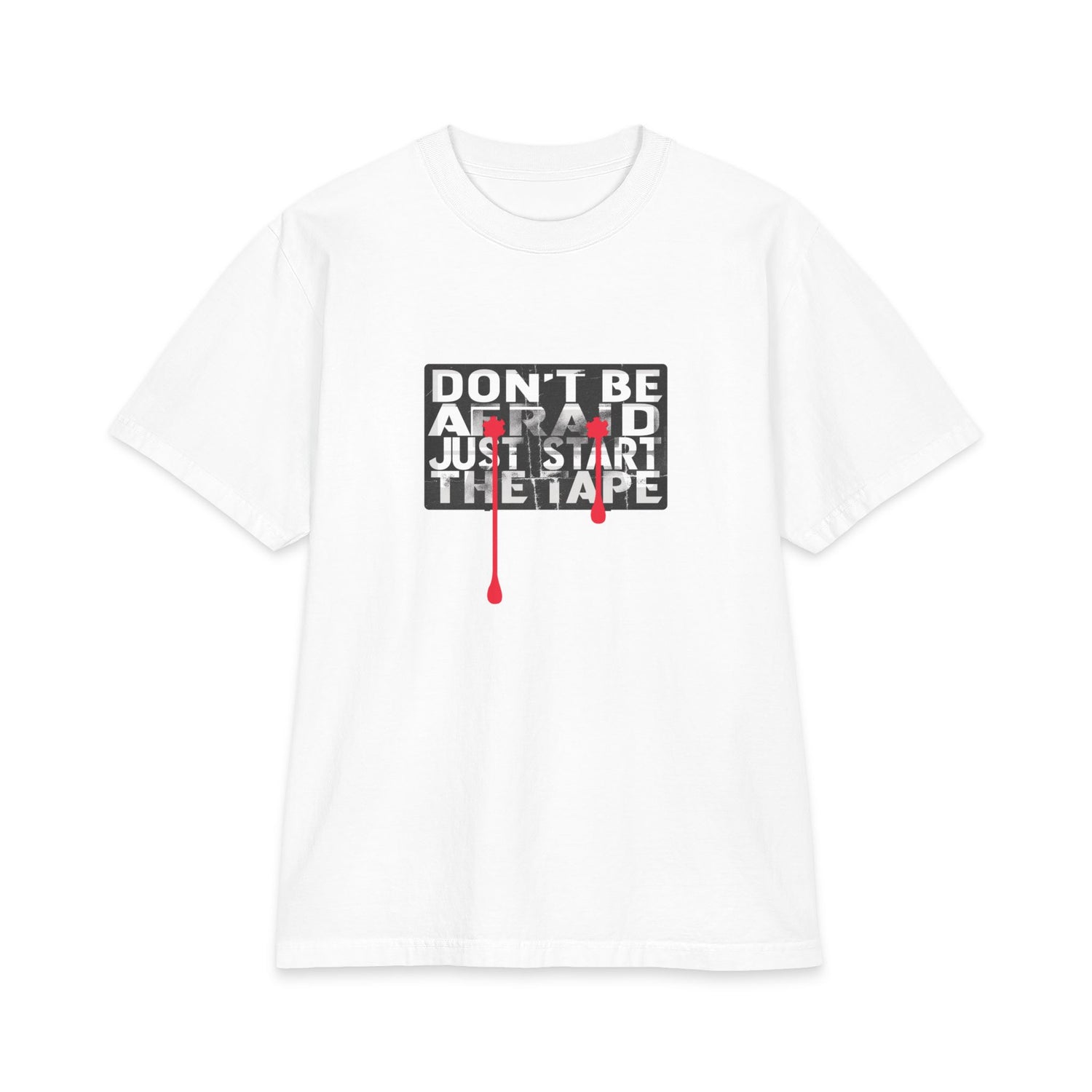 Interview With The Vampire "Don't Be Afraid, Just Start the Tape" Heavyweight Boxy T-Shirt