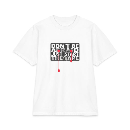 Interview With The Vampire "Don't Be Afraid, Just Start the Tape" Heavyweight Boxy T-Shirt