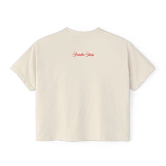 Forbidden Fruits Cowgirl Boot Boxy Tee