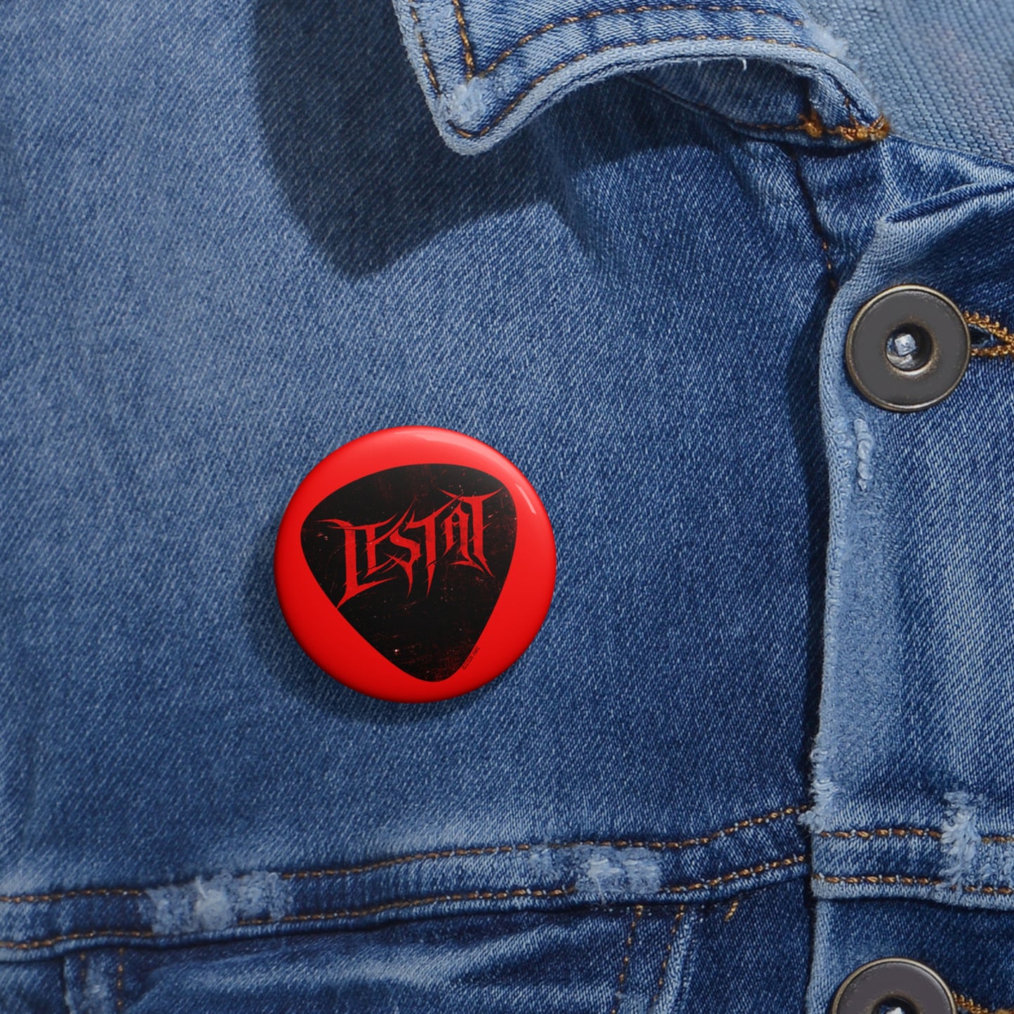 The Vampire Lestat Guitar Pick Pin Button