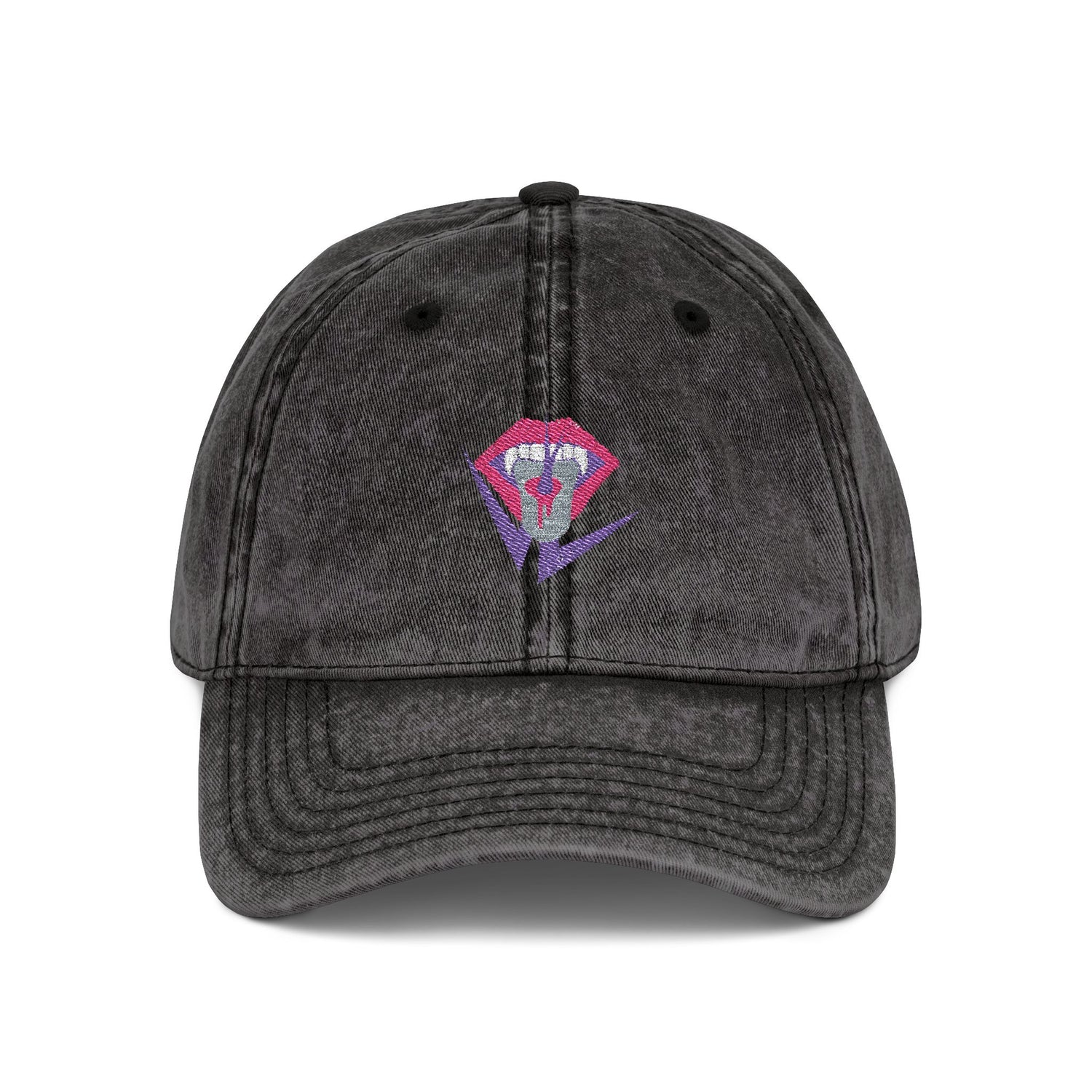 The Vampire Lestat Tongue and Fangs Logo Hat
