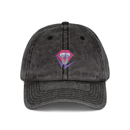 The Vampire Lestat Tongue and Fangs Logo Hat