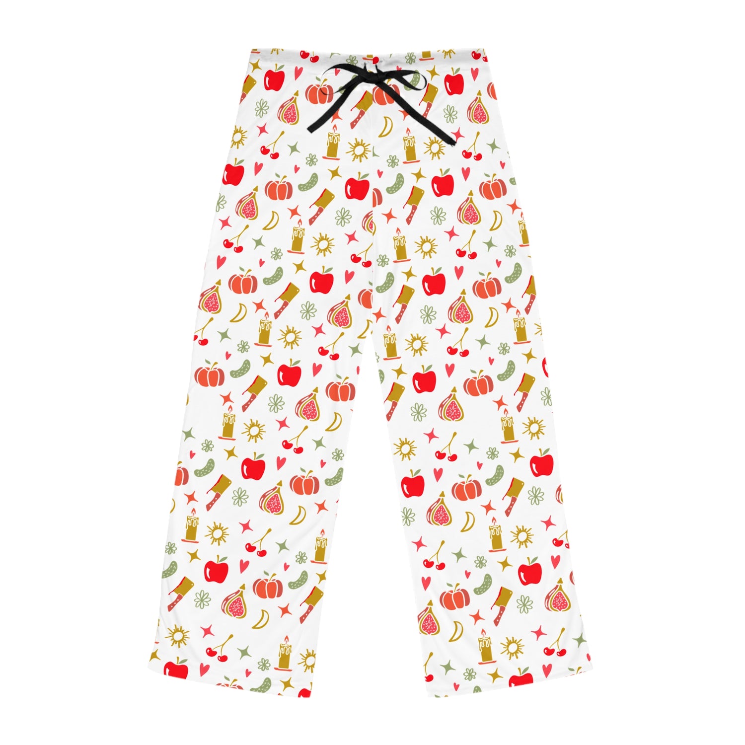 Forbidden Fruits Charms White Pajama Pants