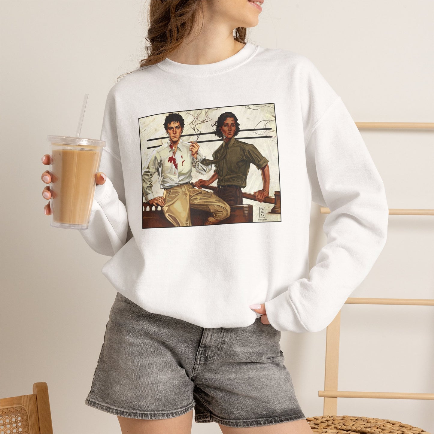 Interview With The Vampire x Zara H Art Devil’s Minion Crewneck Sweatshirt