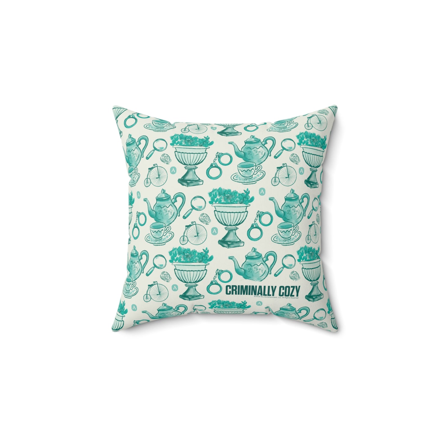 Acorn TV Criminally Cozy Decorative Throw Pillow