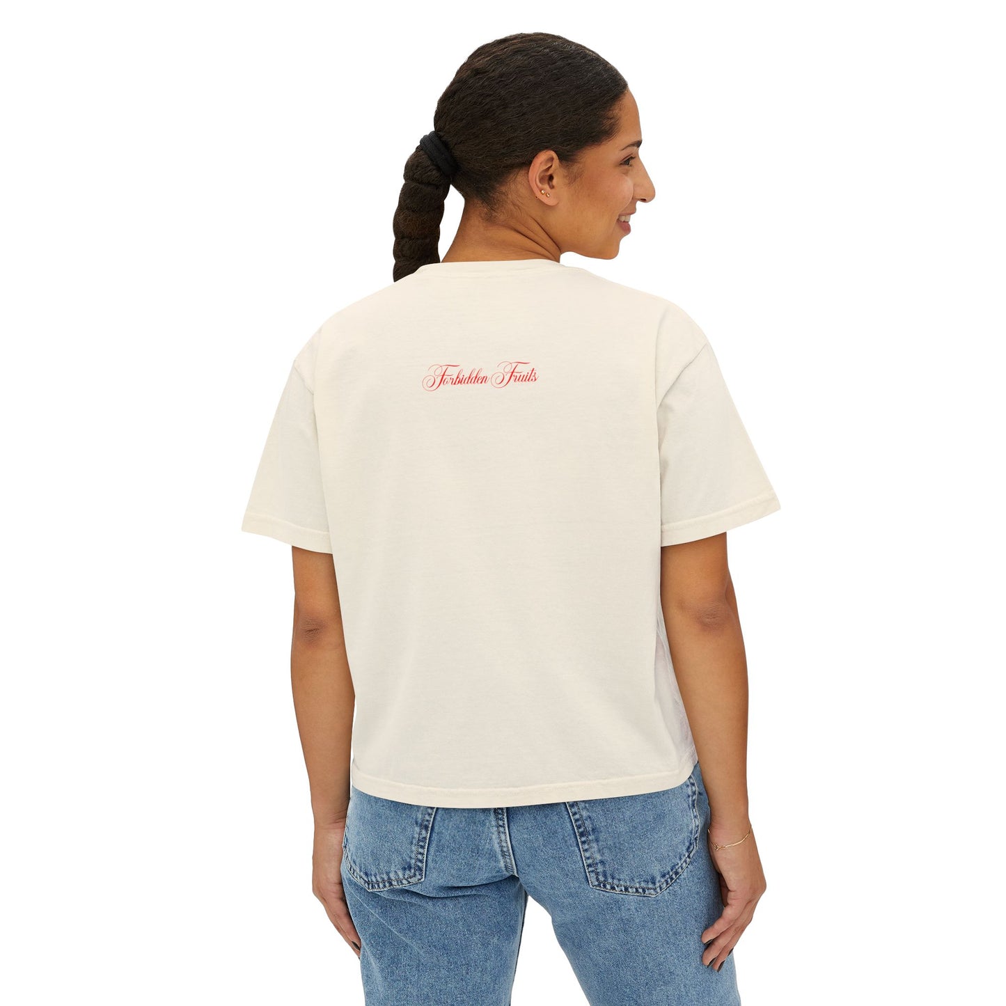 Forbidden Fruits Cowgirl Boot Boxy Tee