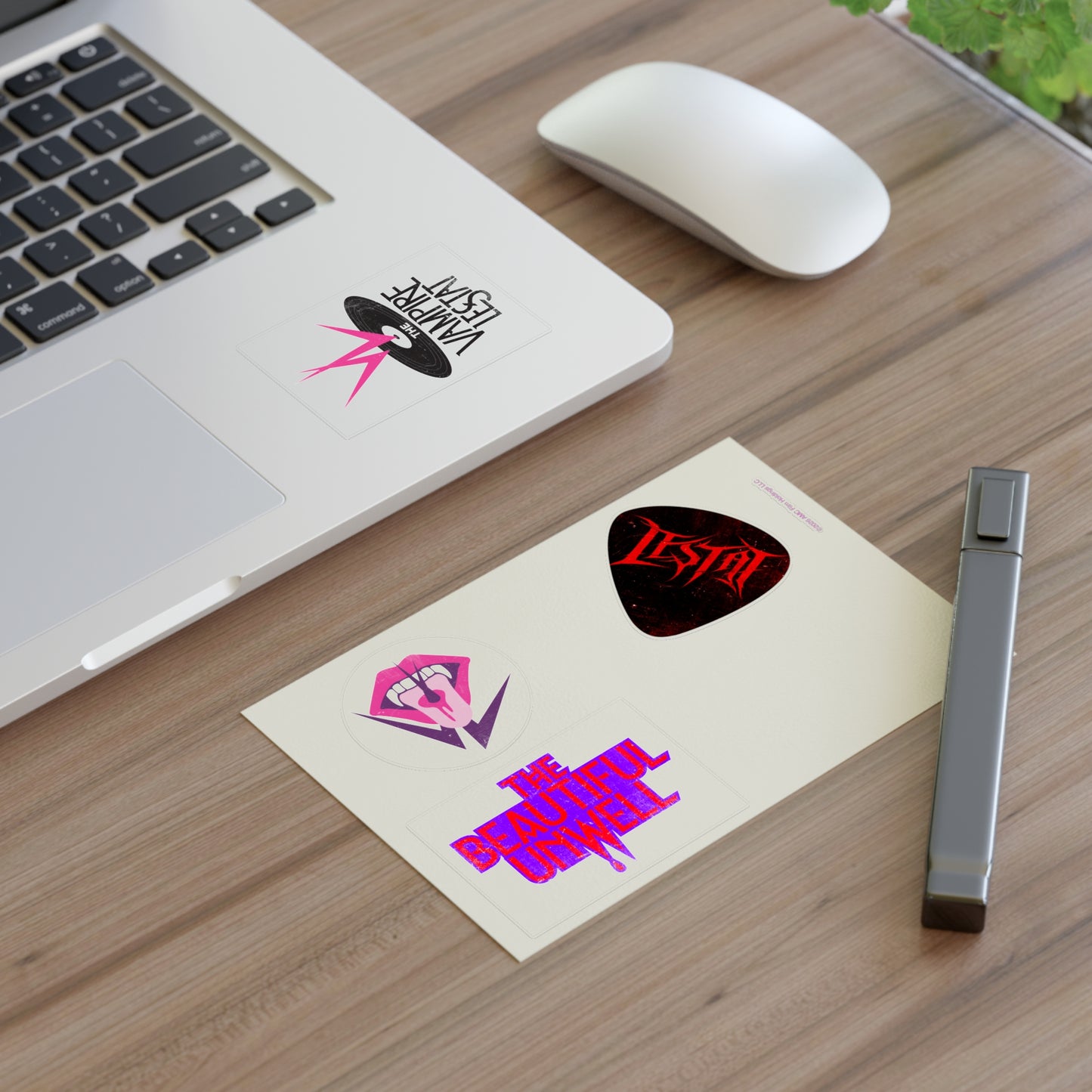 The Vampire Lestat Logo Die Cut Sticker Sheet