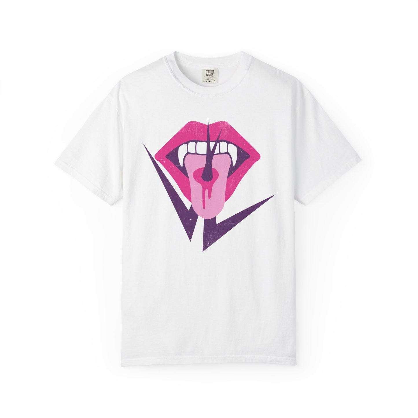 The Vampire Lestat Tongue and Fangs Logo T Shirt