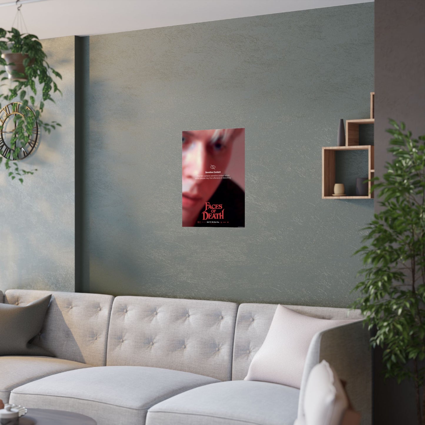 Faces of Death “Sensitive Content Warning” Ryan Key Art Poster
