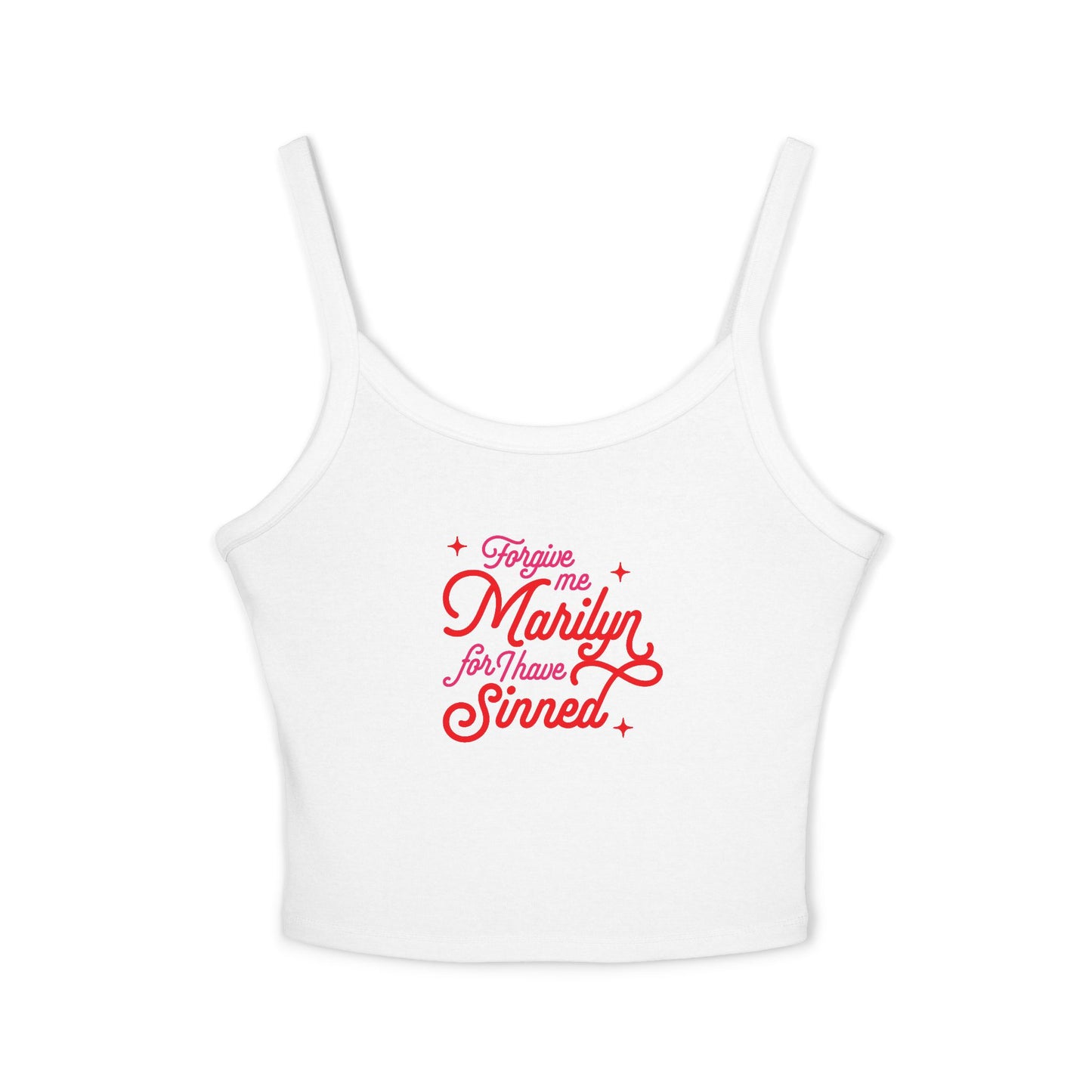 Forbidden Fruits Forgive Me Marilyn Bella Canvas Spaghetti Strap Top