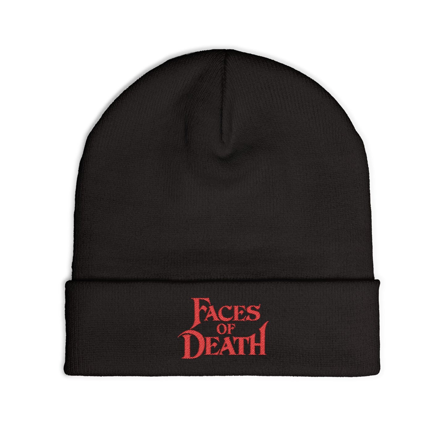 Faces of Death Embroidered Knit Beanie