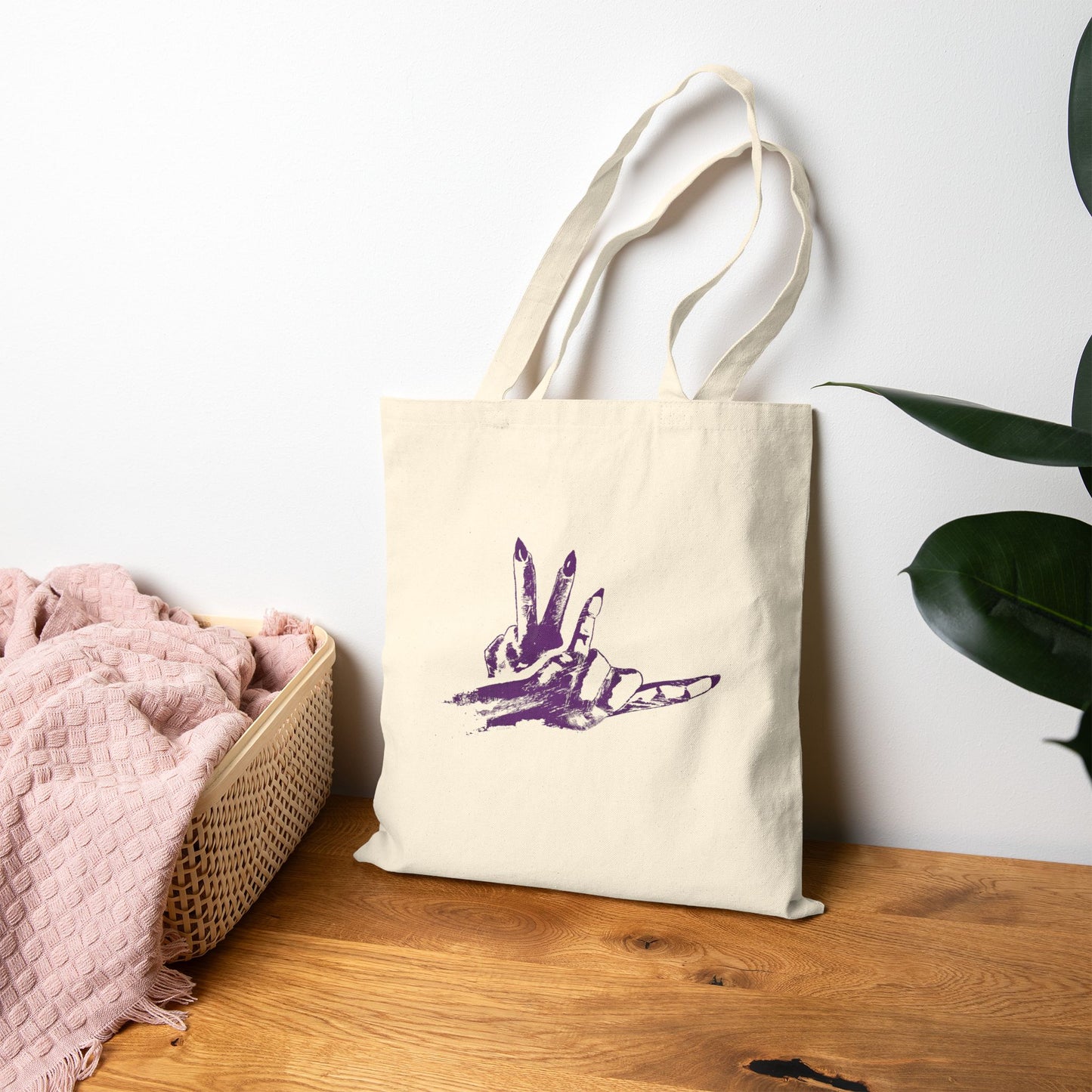 The Vampire Lestat VL Hands Logo Cotton Tote Bag