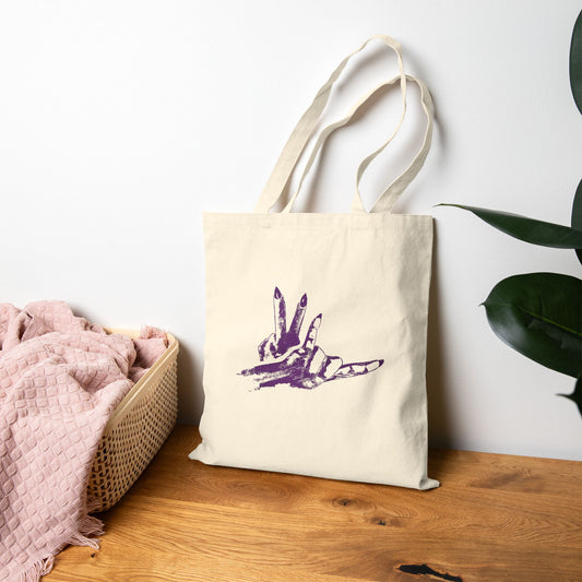 The Vampire Lestat VL Hands Logo Cotton Tote Bag