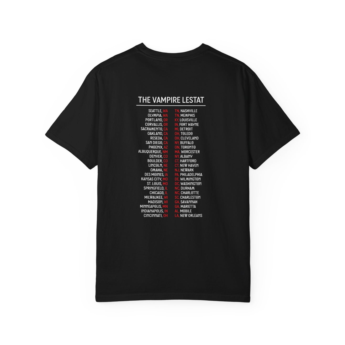 The Vampire Lestat Official Tour T-Shirt