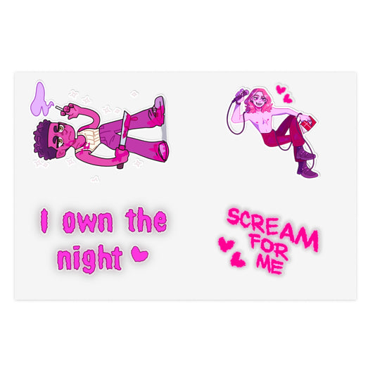 Interview With The Vampire x Very Merry Mart Louis & Lestat Sticker Sheets
