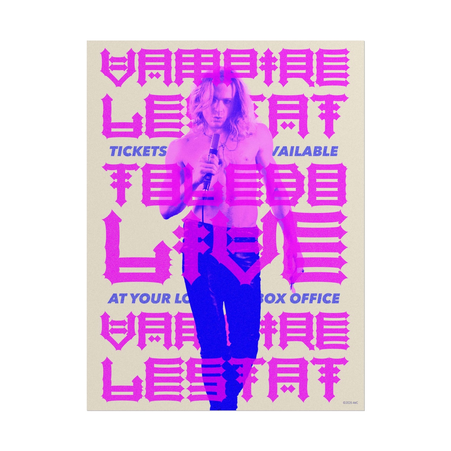 The Vampire Lestat Toledo Tour Stop Poster
