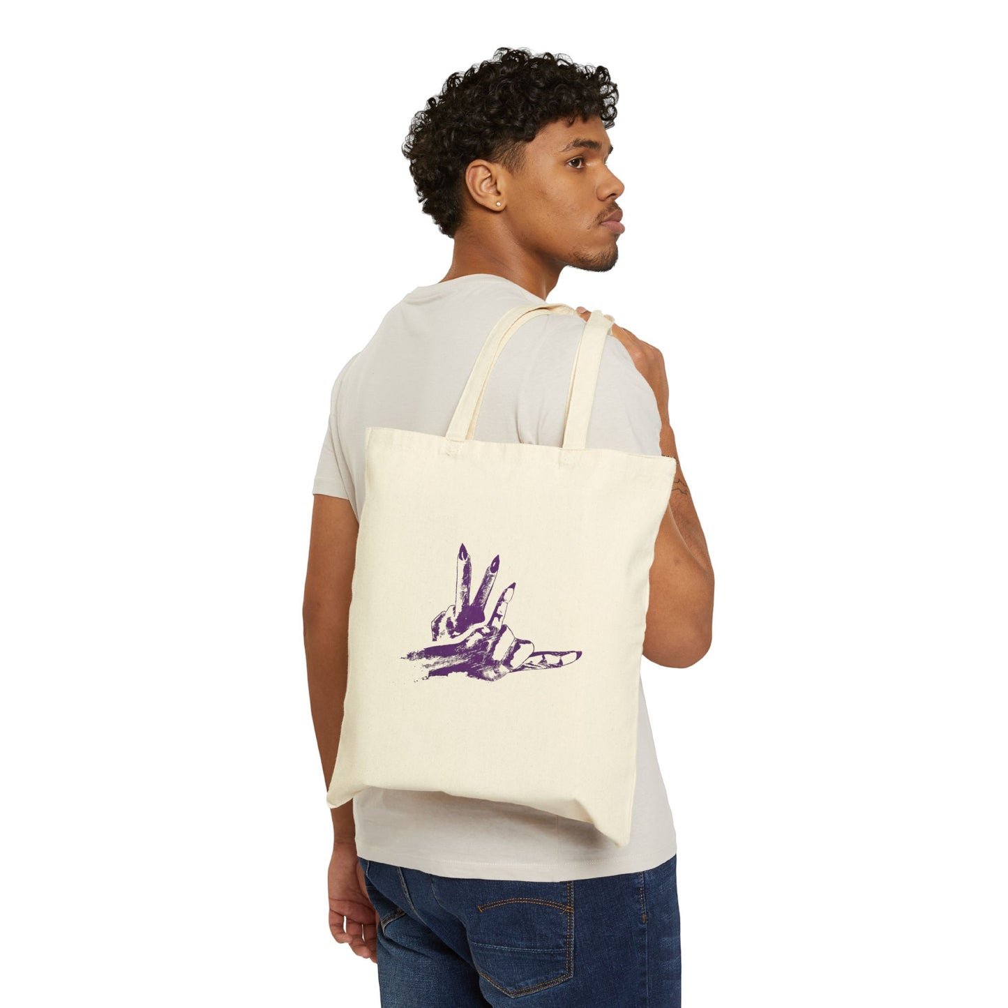 The Vampire Lestat VL Hands Logo Cotton Tote Bag