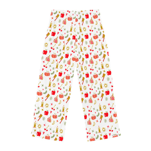 Forbidden Fruits Charms White Pajama Pants