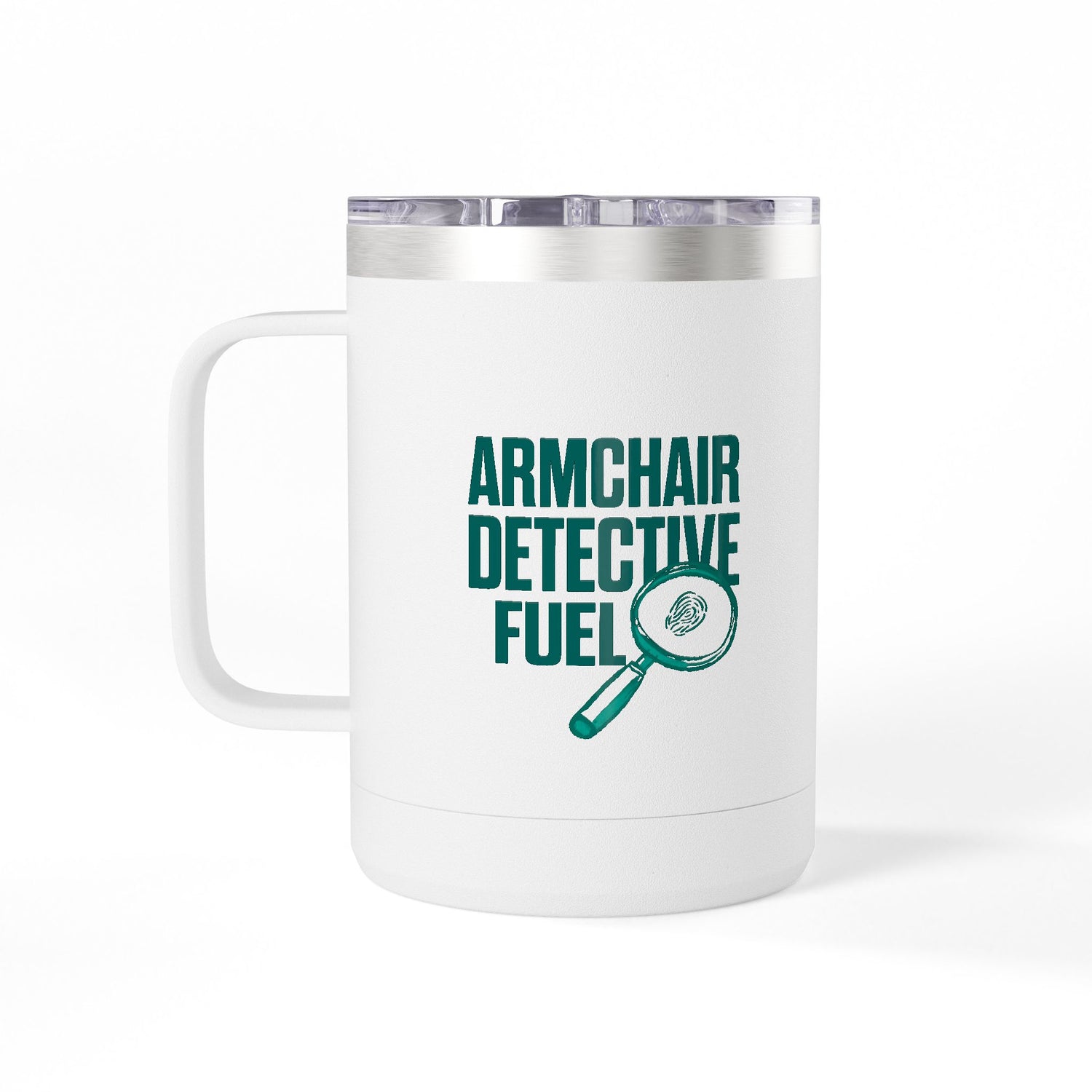 Acorn TV Armchair Detective 15oz Insulated Tumbler Mug