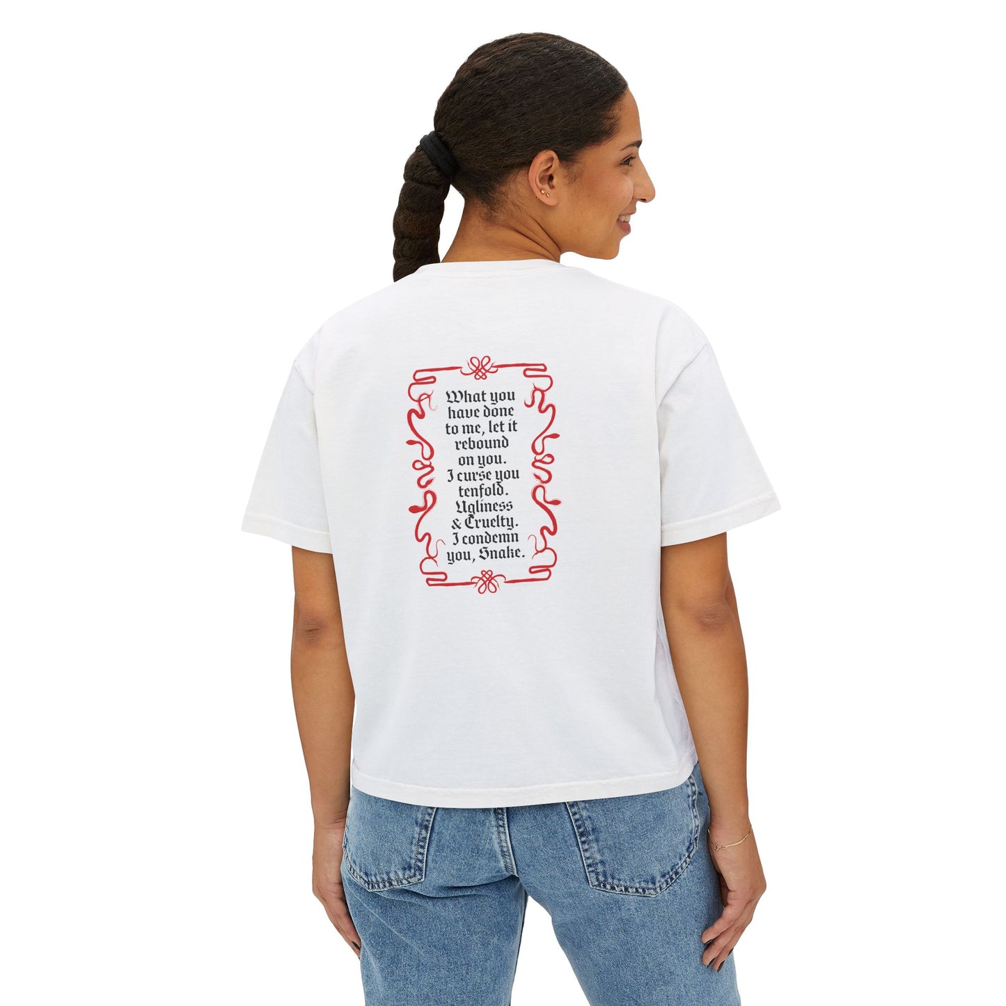 Forbidden Fruits Apple's Hex Boxy Tee