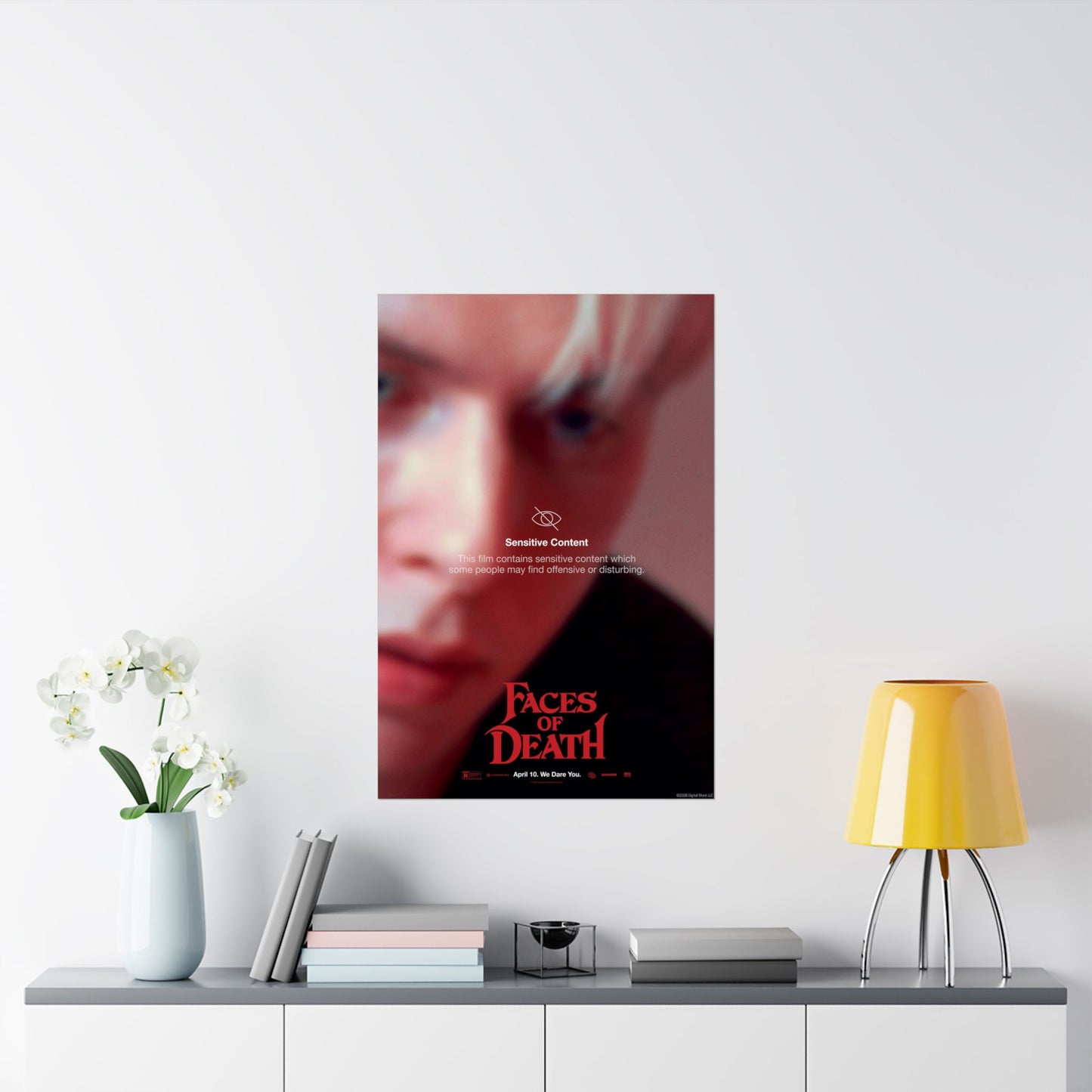 Faces of Death “Sensitive Content Warning” Ryan Key Art Poster