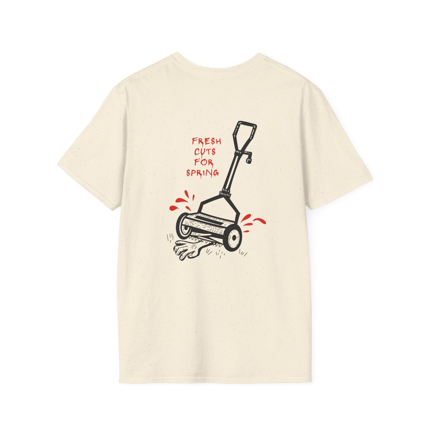 Shudder Halfway to Halloween Lawnmower Unisex Softstyle T-Shirt