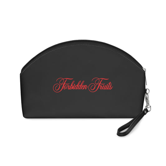 Forbidden Fruits Charms Cosmetic Makeup Bag Black
