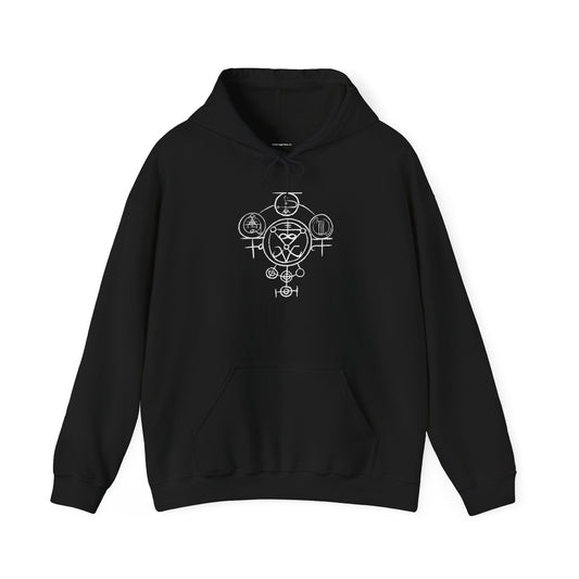 The Mortuary Assistant Sigil Tattoo Hoodie
