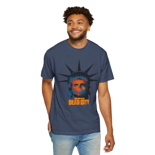 Dead City Liberty Graffiti Skull T-shirt