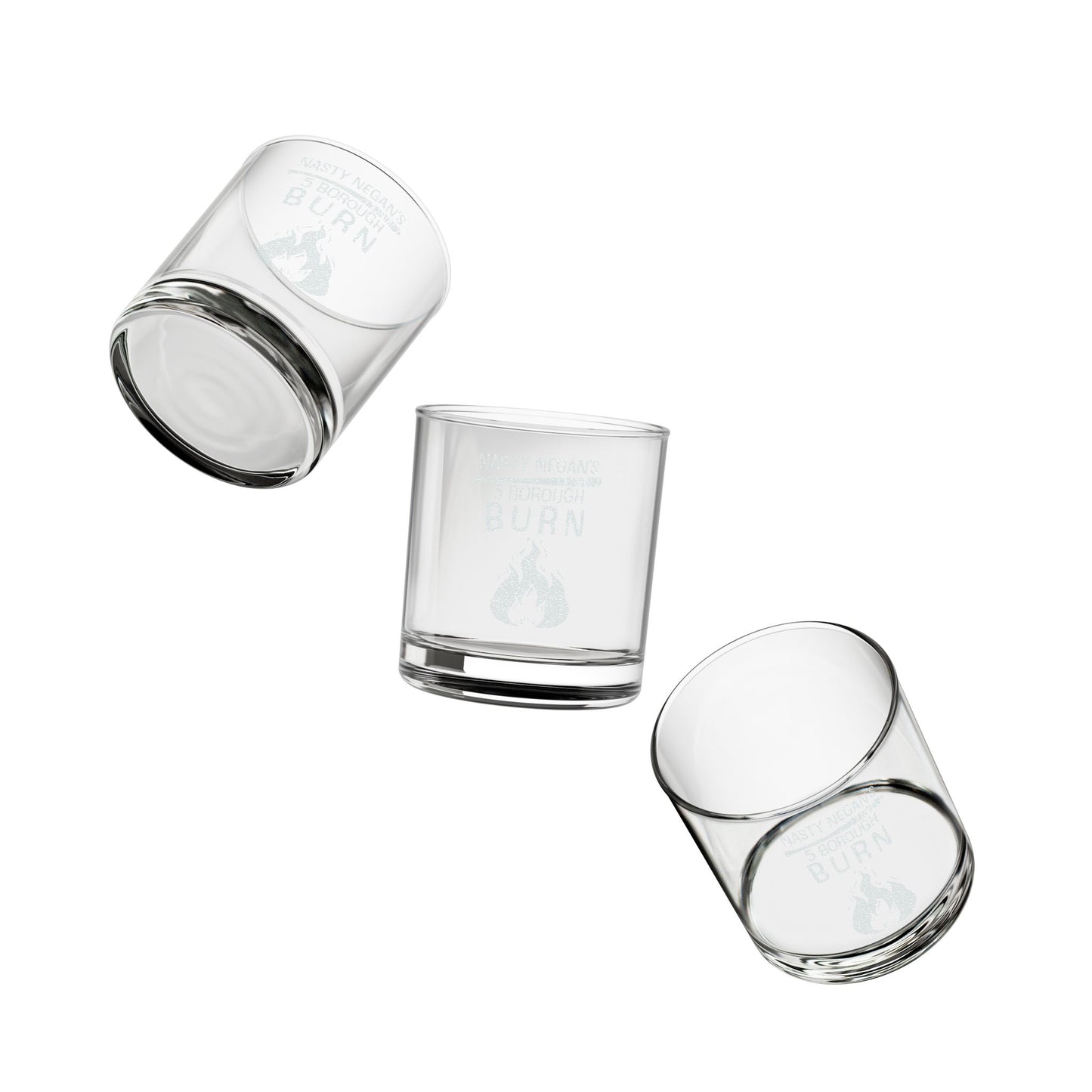 Dead City Negan's 5 Borough Burn Rocks Glass