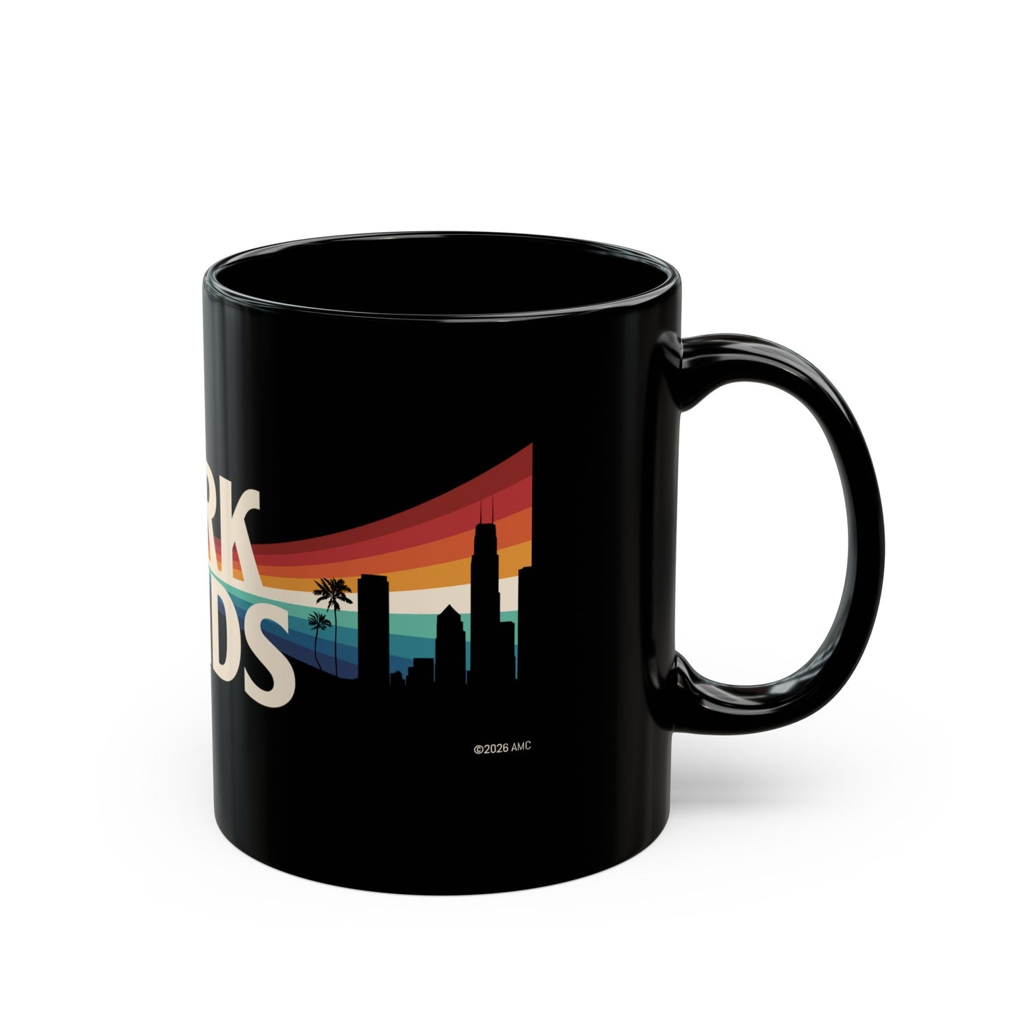 Dark Winds Retro Skyline Logo Mug