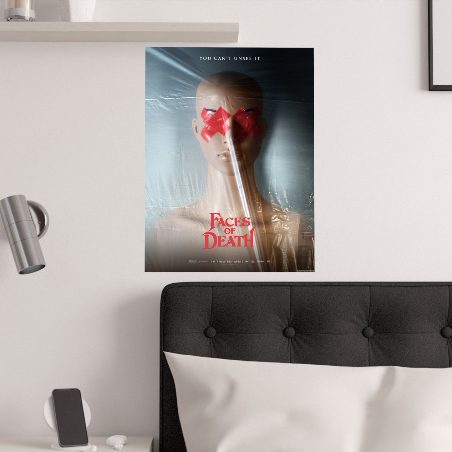 Faces of Death Red X Mannequin Key Art Poster