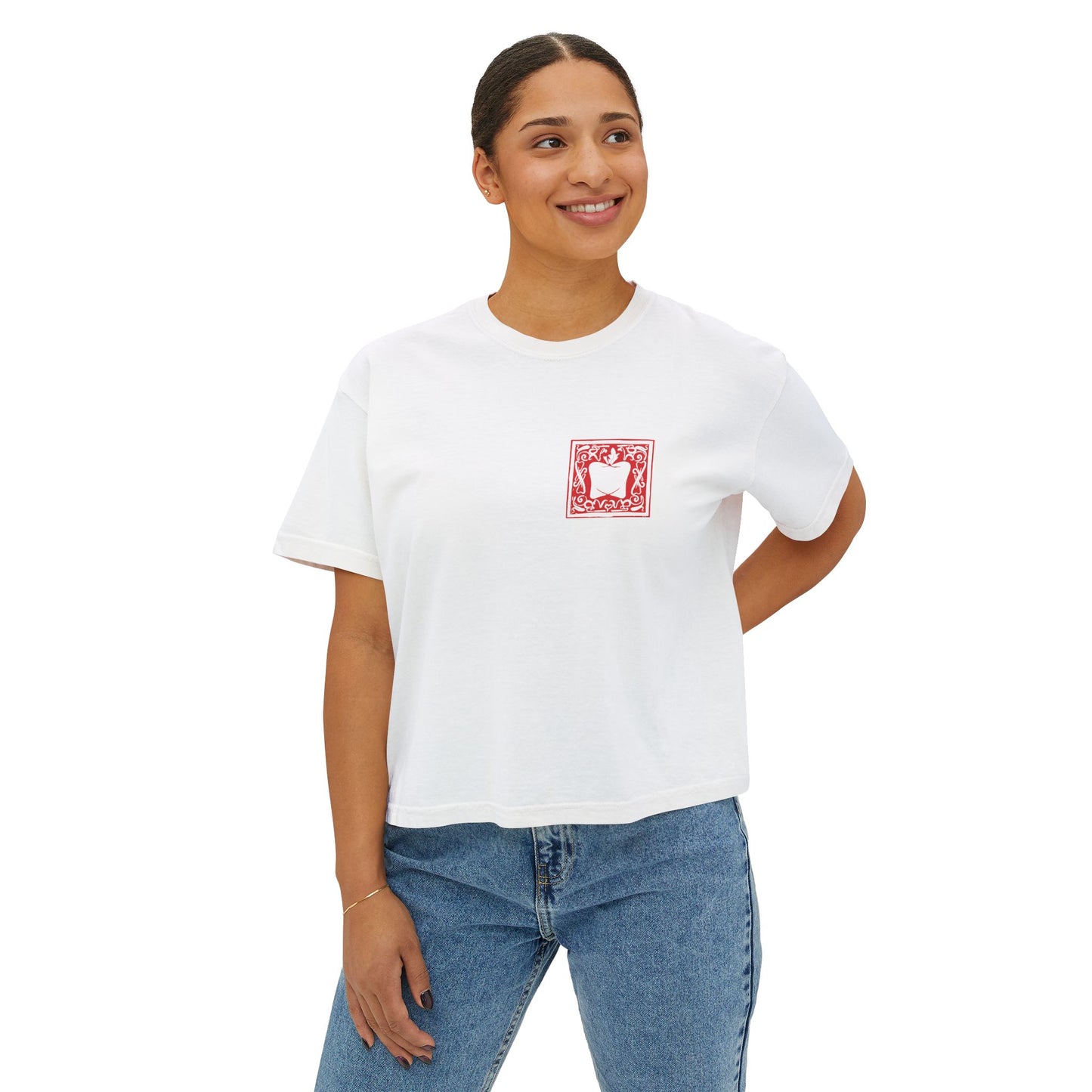Forbidden Fruits Apple's Hex Boxy Tee