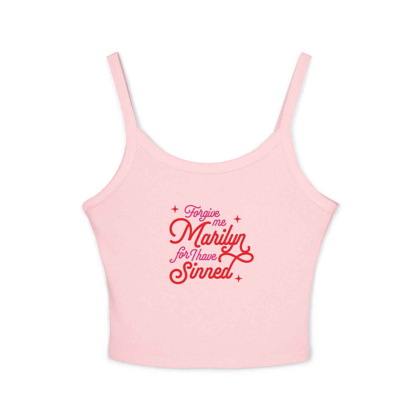Forbidden Fruits Forgive Me Marilyn Bella Canvas Spaghetti Strap Top