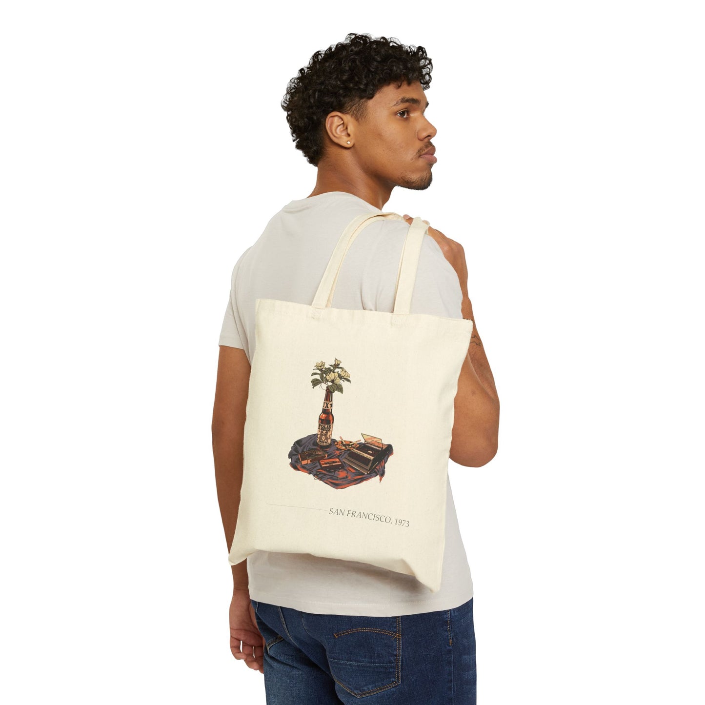 Interview With The Vampire x Fruitgravy San Francisco 1973 Cotton Tote Bag