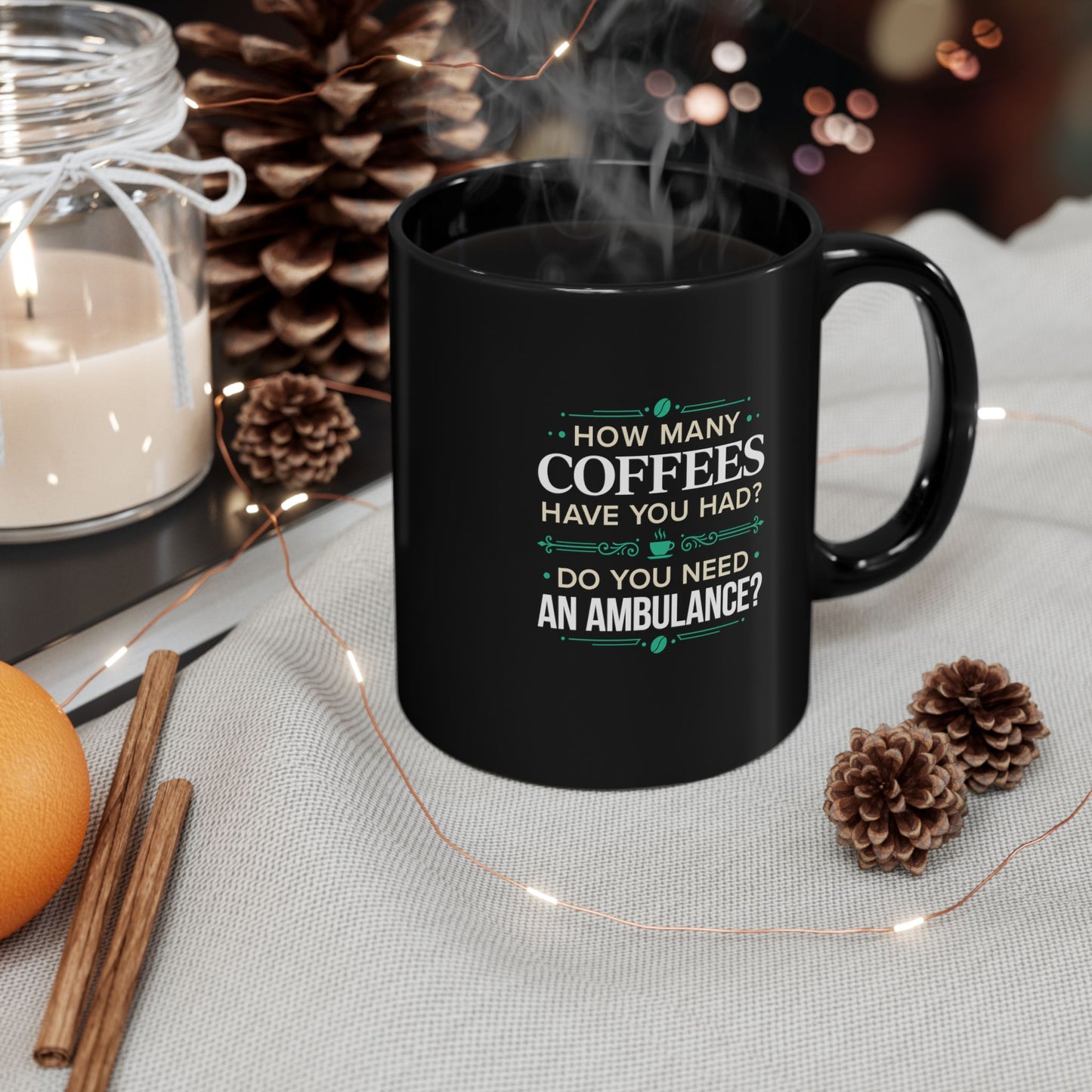 Irish Blood How Many Coffees 11oz Ceramic Mug