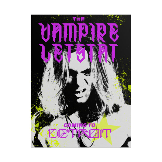 The Vampire Lestat Detroit Tour Stop Poster