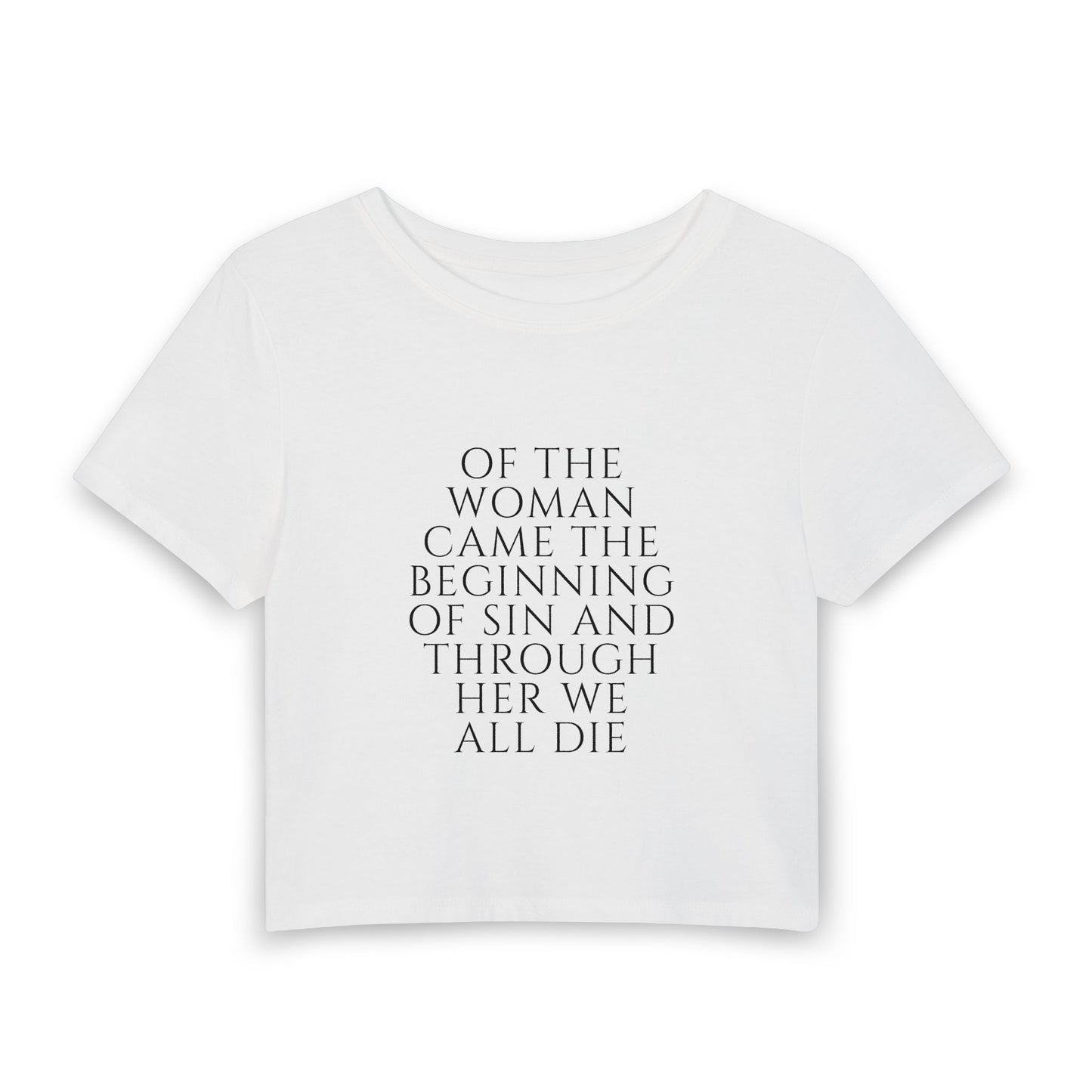 Clean Forbidden Fruits Apple Bible Quote Baby Tee