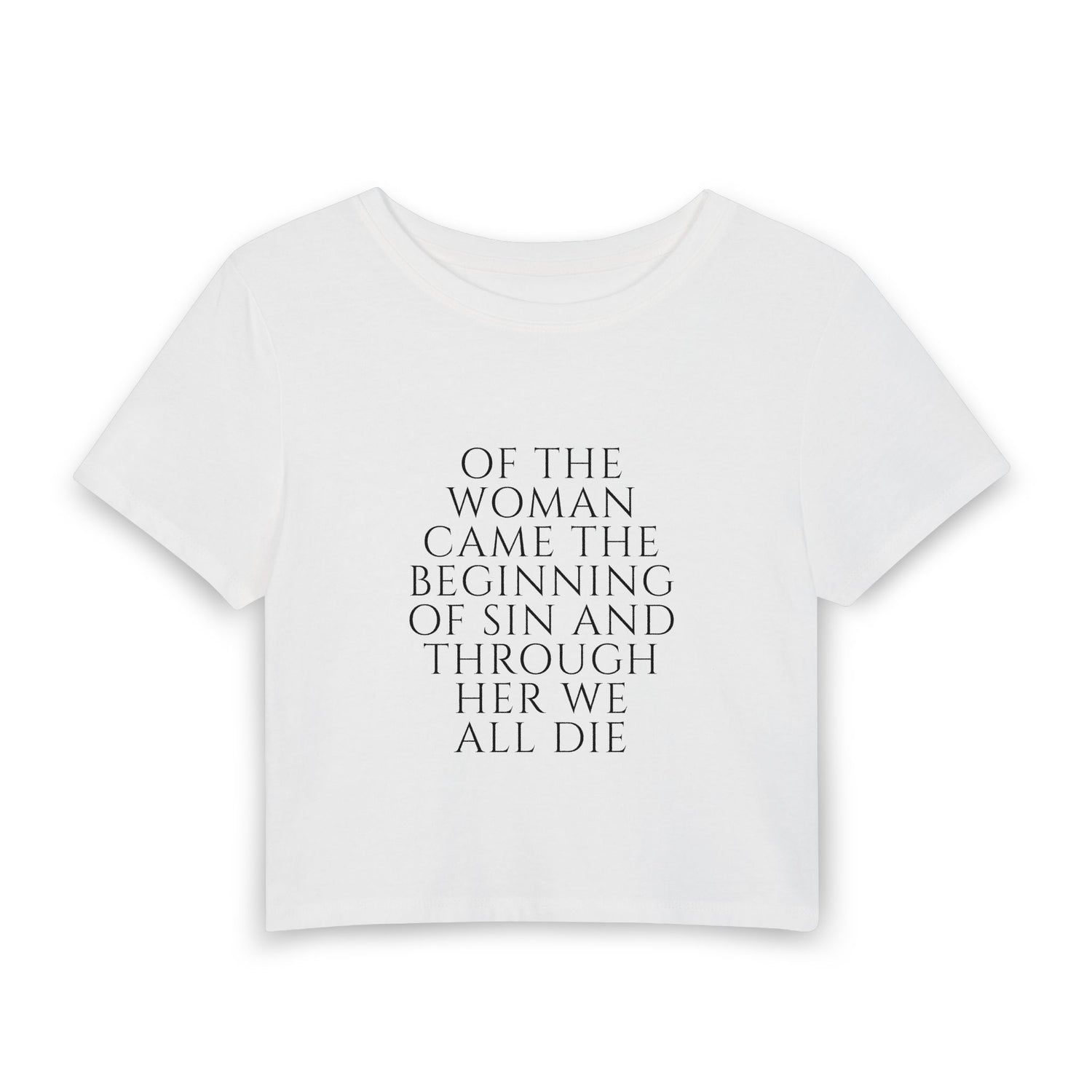 Clean Forbidden Fruits Apple Bible Quote Baby Tee