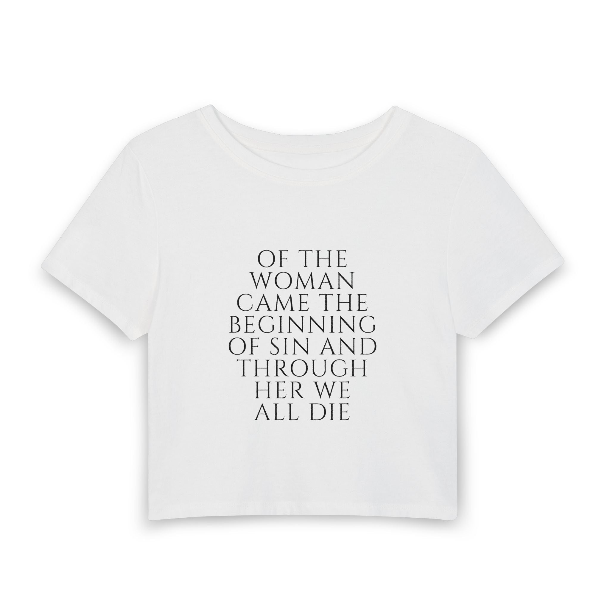 Forbidden Fruits Apple Bible Quote Baby Tee