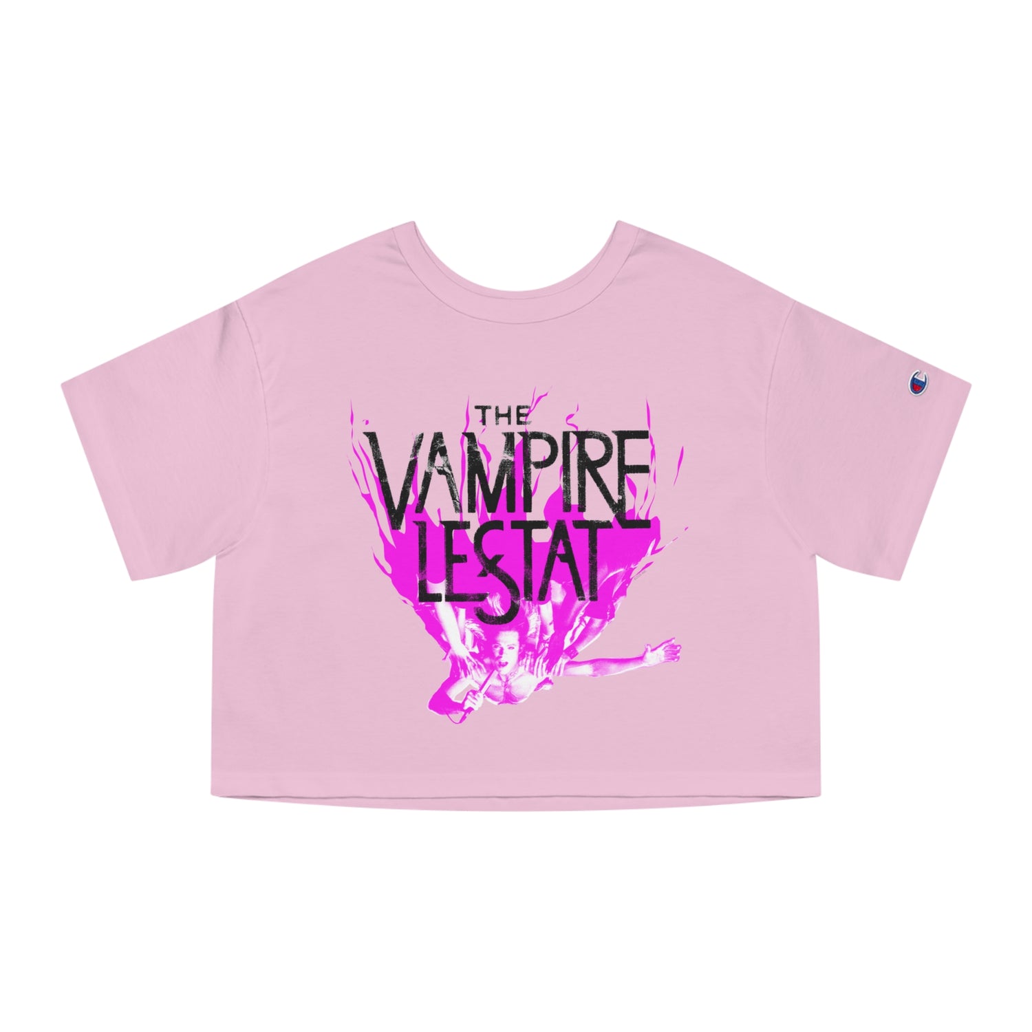 The Vampire Lestat Crowd Fire Champion Cropped T-shirt