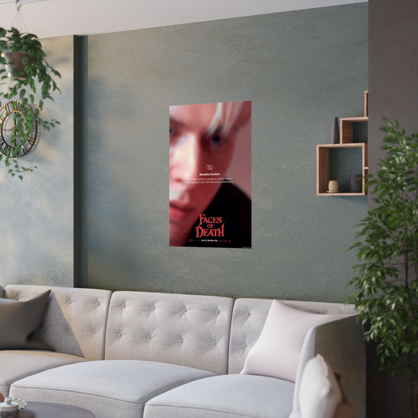 Faces of Death “Sensitive Content Warning” Ryan Key Art Poster