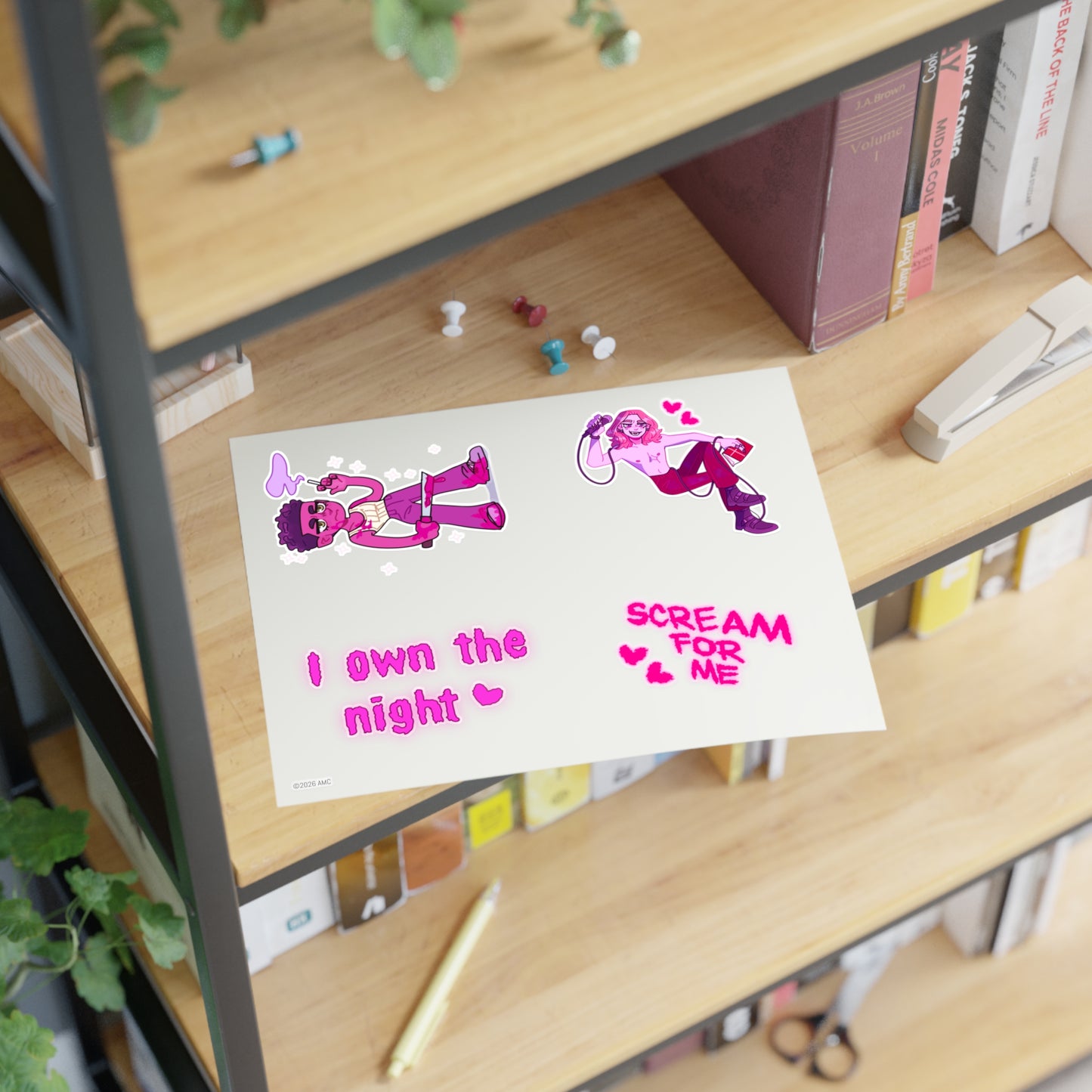 Interview With The Vampire x Very Merry Mart Louis & Lestat Sticker Sheets