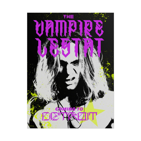 The Vampire Lestat Detroit Tour Stop Poster